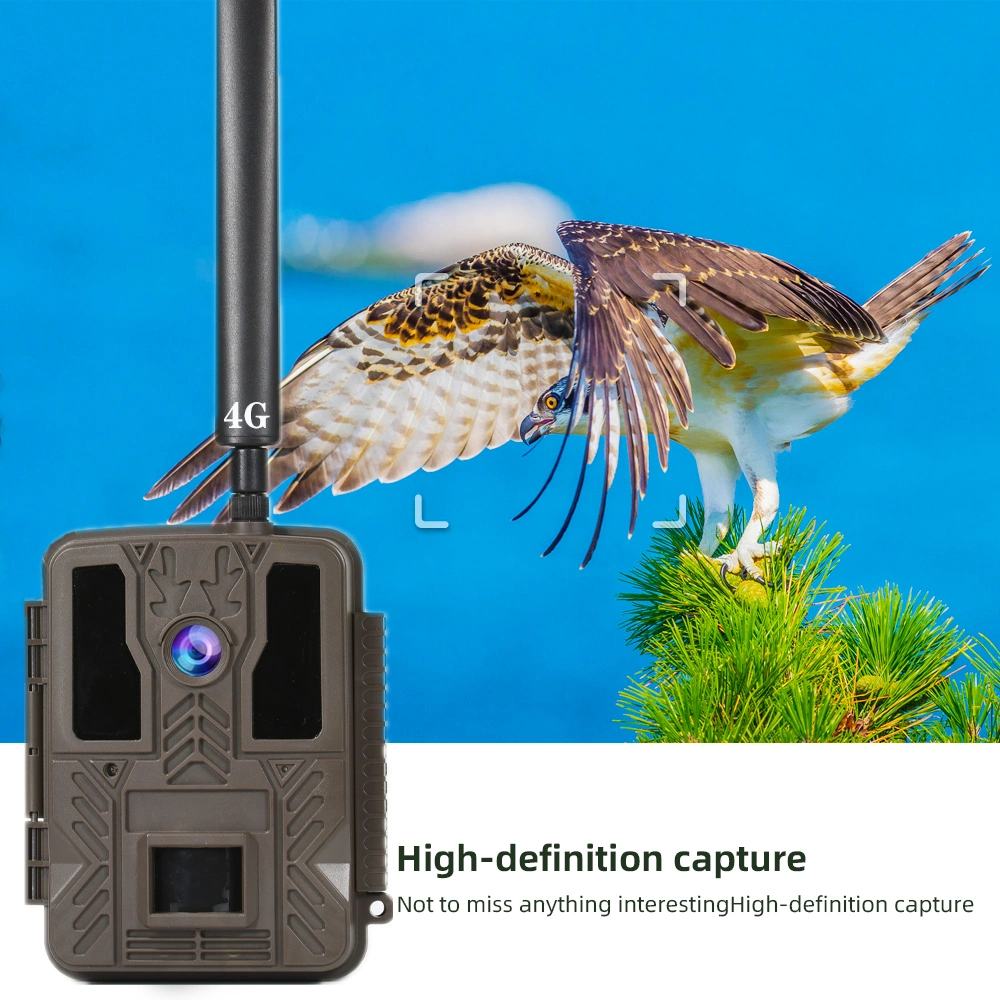 New 4G LTE GPS APP Control PIR Sensor 1080P Outdoor Wireless Wildlife Hunting Cellular Trail Camera