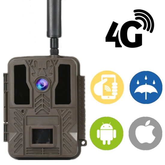 New Factory 4G LTE SMTP MMS GPS IP67 Waterproof Outdoor Animal Hunting Trail Camera